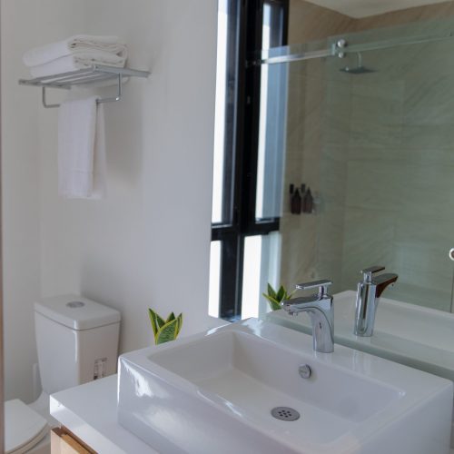 Studio with mountain view