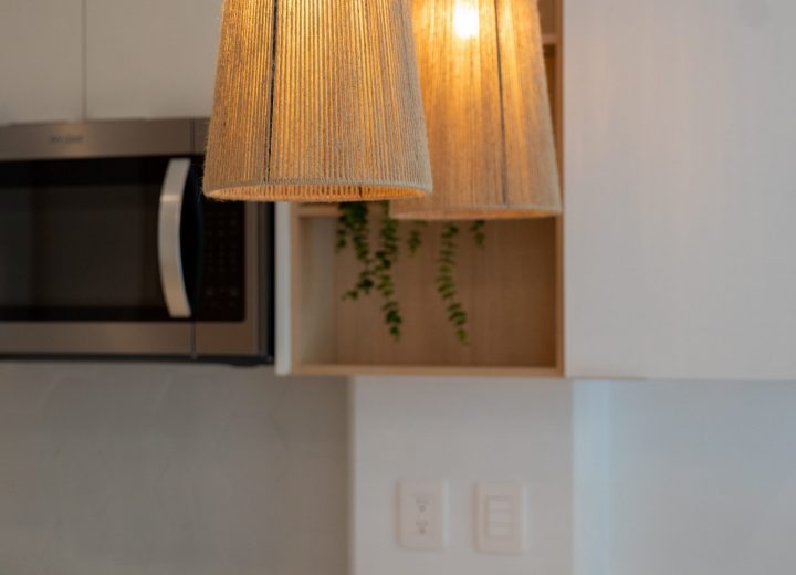 Studio with mountain view