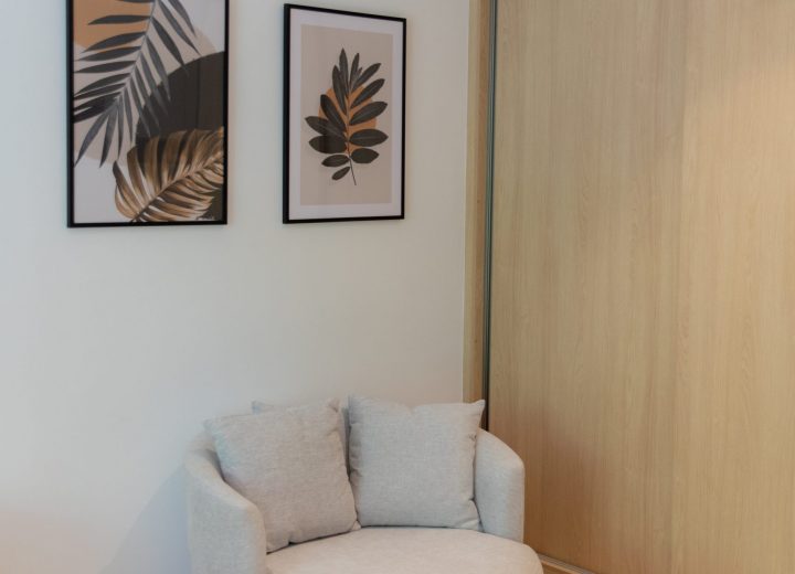 Studio with mountain view