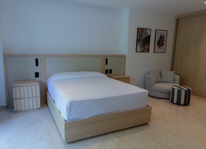 Studio with mountain view