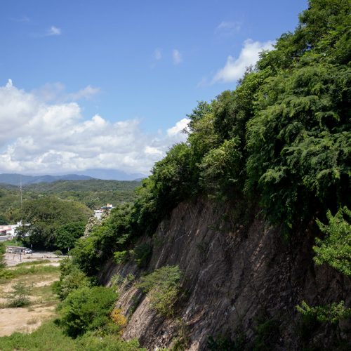 Studio with mountain view